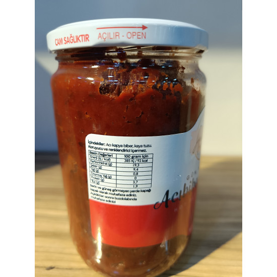 El Yapımı Anniçka Acı Biber Salçası Gün  Kurusu 600gr