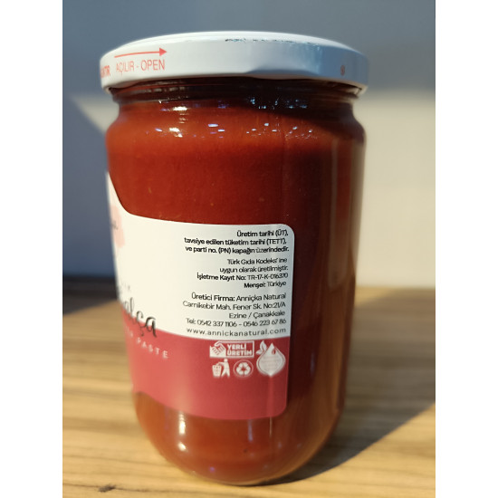 El Yapımı Anniçka Karışık Salça Kahvaltılık 600 gr