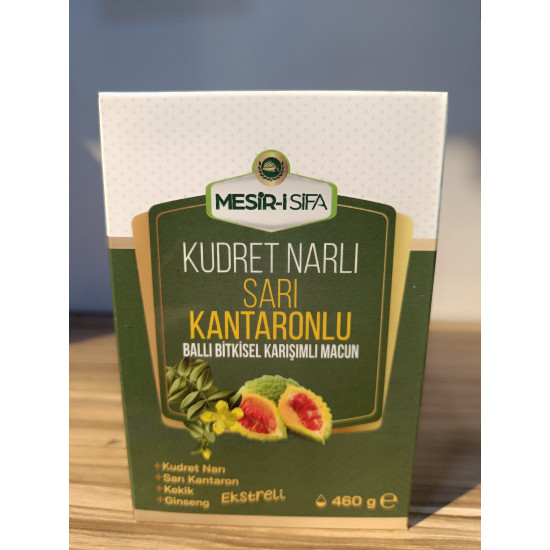 Mesr-i Şifa Kudret Narlı Sarı Kantonlu Ballı Bitkisel Macun 460 gr