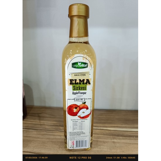 Asya Vital Elma Sirkesi 500 Ml 