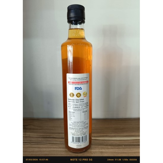 Atışeri Elma Sirkesi 500 Cc