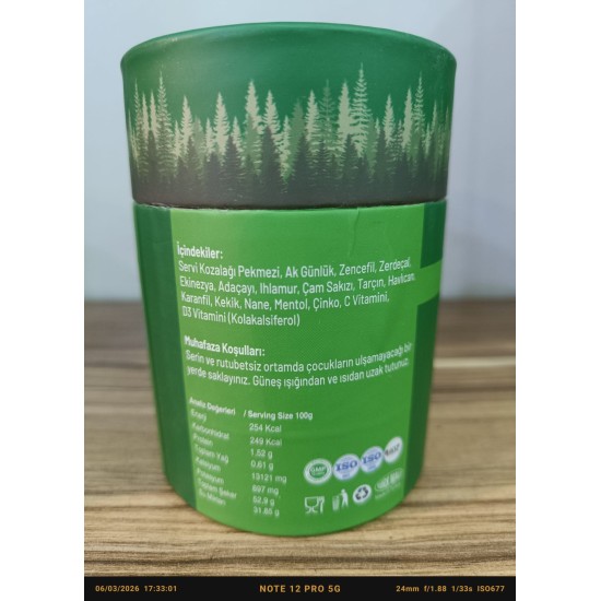 İlayda Kozalak Macunu 240 Gr