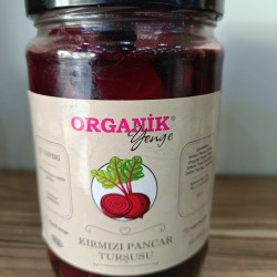 Organik Yenge Pancar Turşusu Küçük 650 Gr
