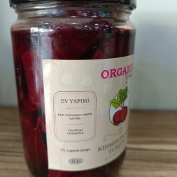 Organik Yenge Pancar Turşusu Büyük 850 Gr