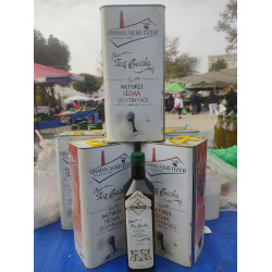 Naturel Sızma Soğuk Sıkım Taş Baskı Zeytin Yağı 5 LT Teneke